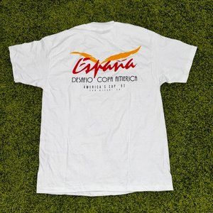 Vintage 1992 Espana Spain America's Cup NWOT SZ Large (21.5x29.5)